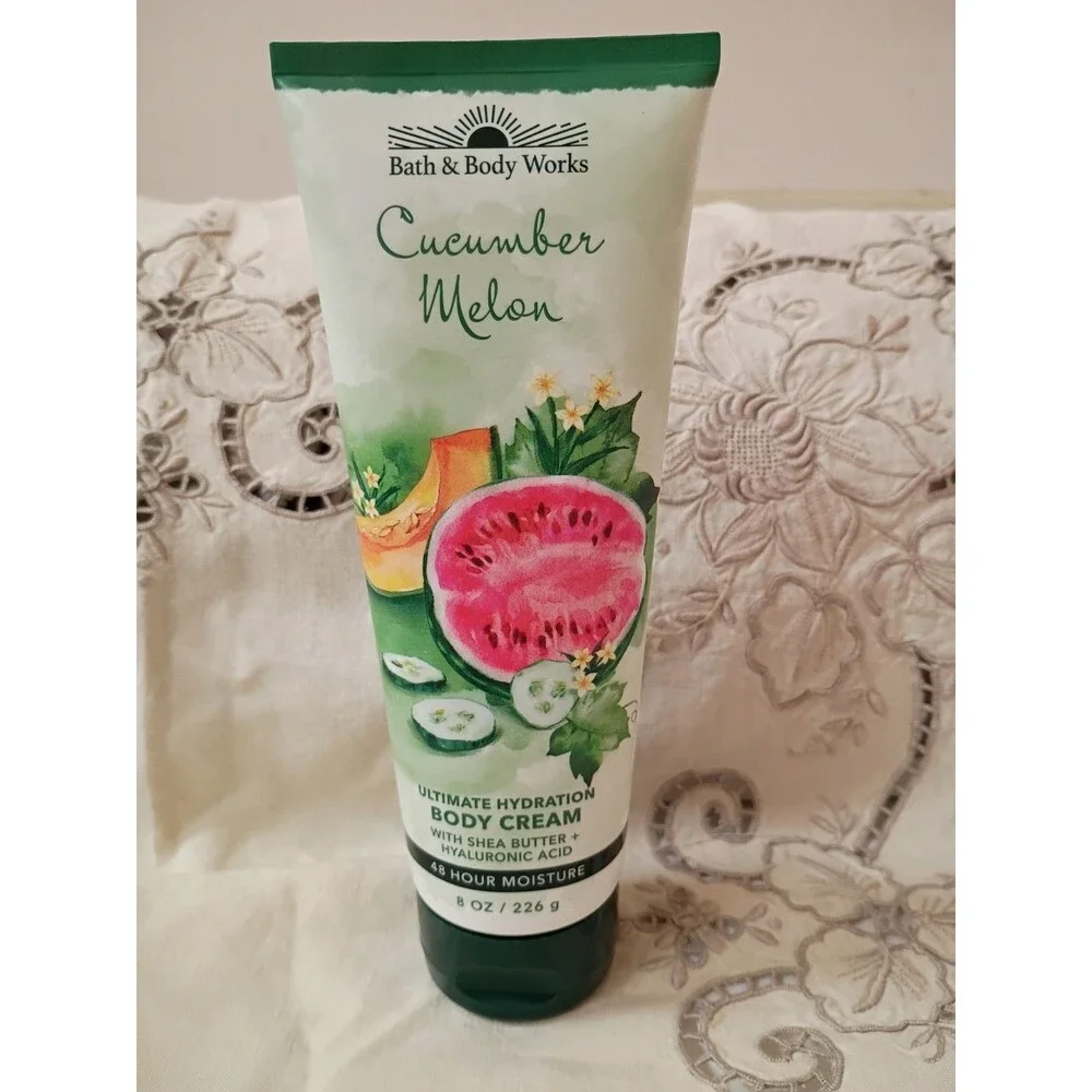 Bath & Body Works Cucumber Melon 8oz Body Cream NEW